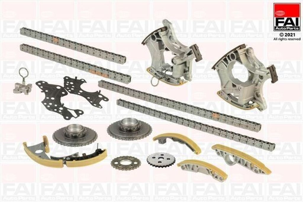 FAI AutoParts TCK247 Steuerkettensatz Steuerkette für AUDI A6 Avant (4F5, C6) A4 Avant (8ED, B7) A6 Limousine (4F2, C6) A4 Limousine (8EC, B7)