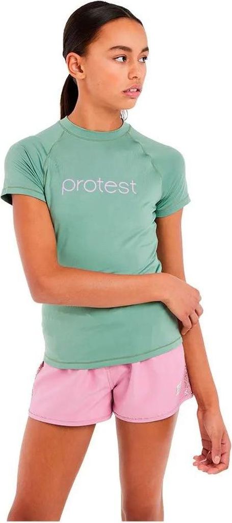 Protest Senna Kurzarm-rash Guard Grün 140 cm Mädchen Grün 140 cm