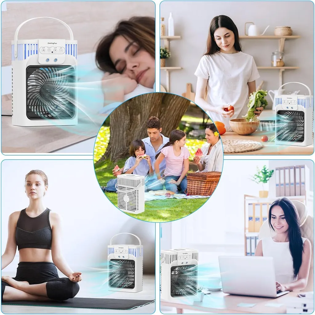 Raffrescatore 4 in 1 per Famiglia: Aria Pulita e Fresca per Bimbi - 7