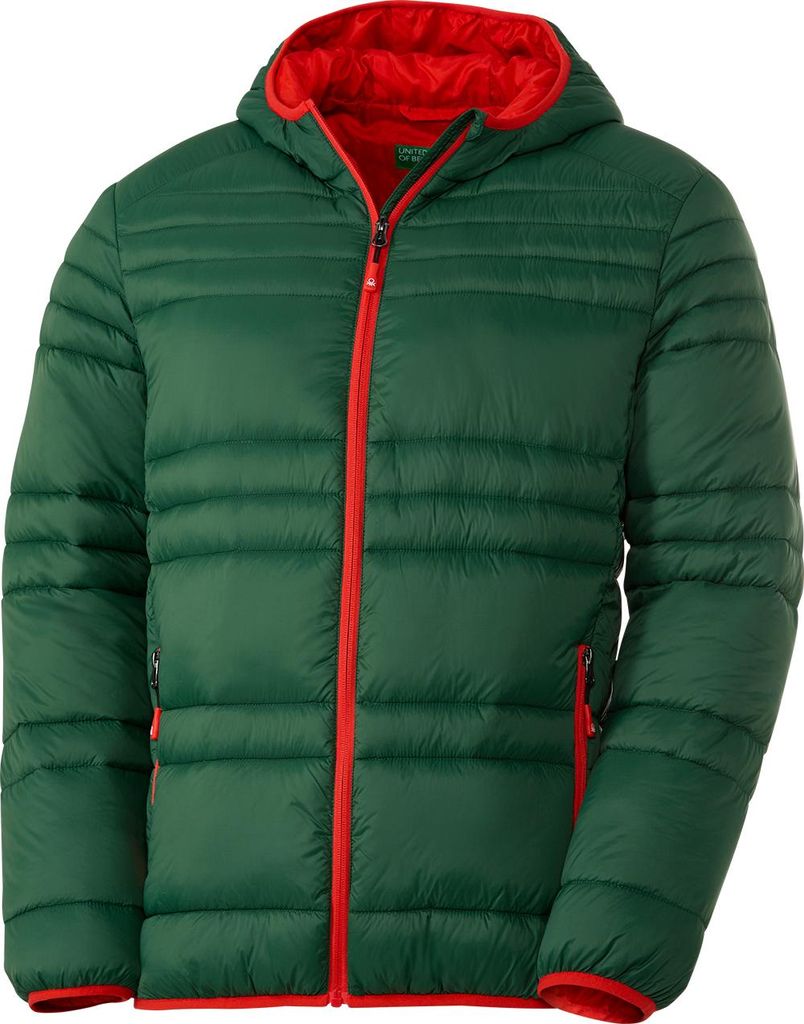Benetton Herren Steppjacke, leicht, schnelltrocknend und wärmend