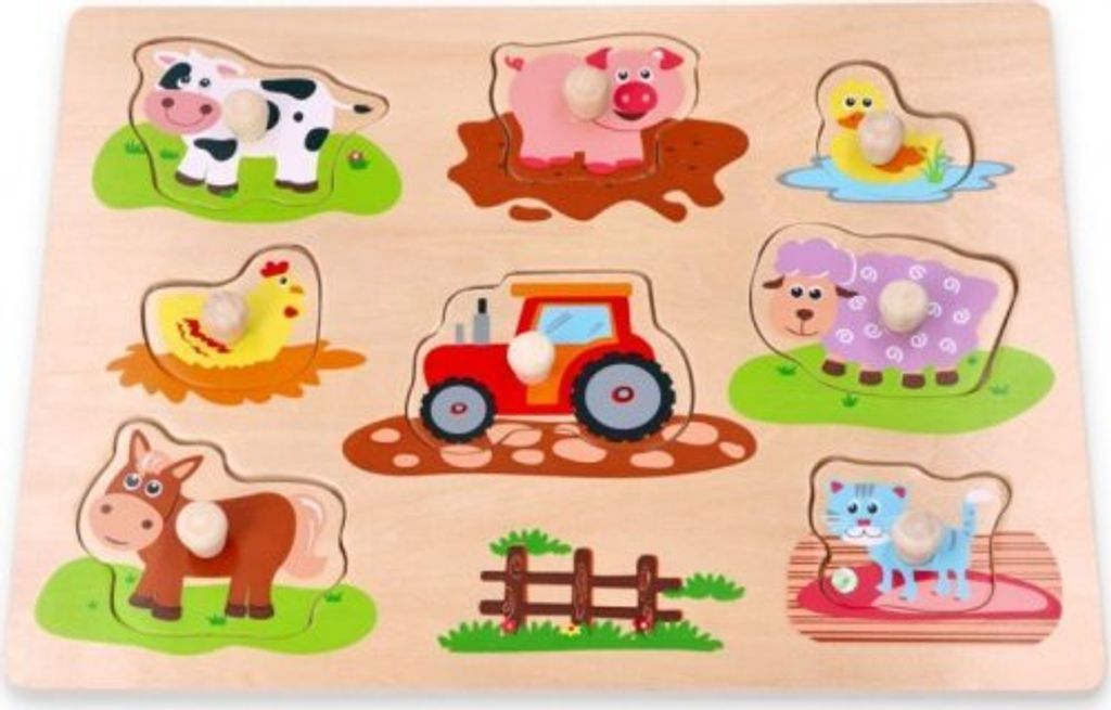 Spielba Holzspielwaren 520064, 8 szt., Farma, 1 lat(a) Zdjęcie produktu 