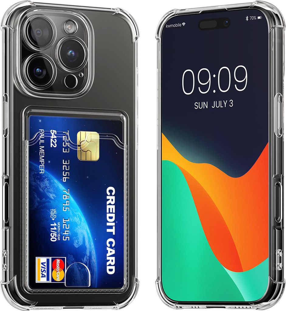 Etui kwmobile kompatybilne z Apple iPhone 16 Pro – etui na Zdjęcie produktu 