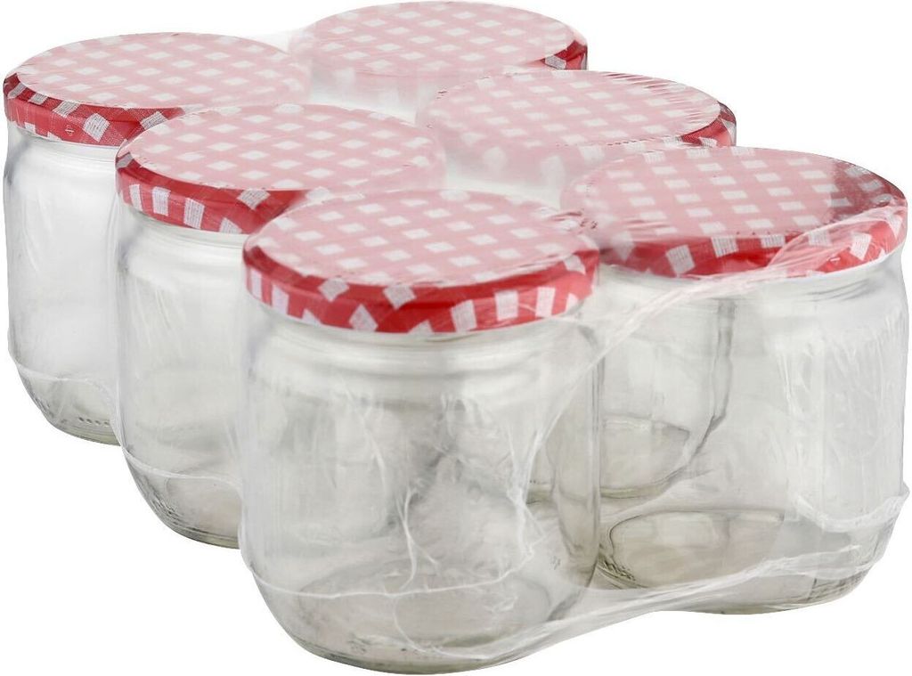 Axentia Einmachgläser ca. 425 ml 6 Stück im Tray