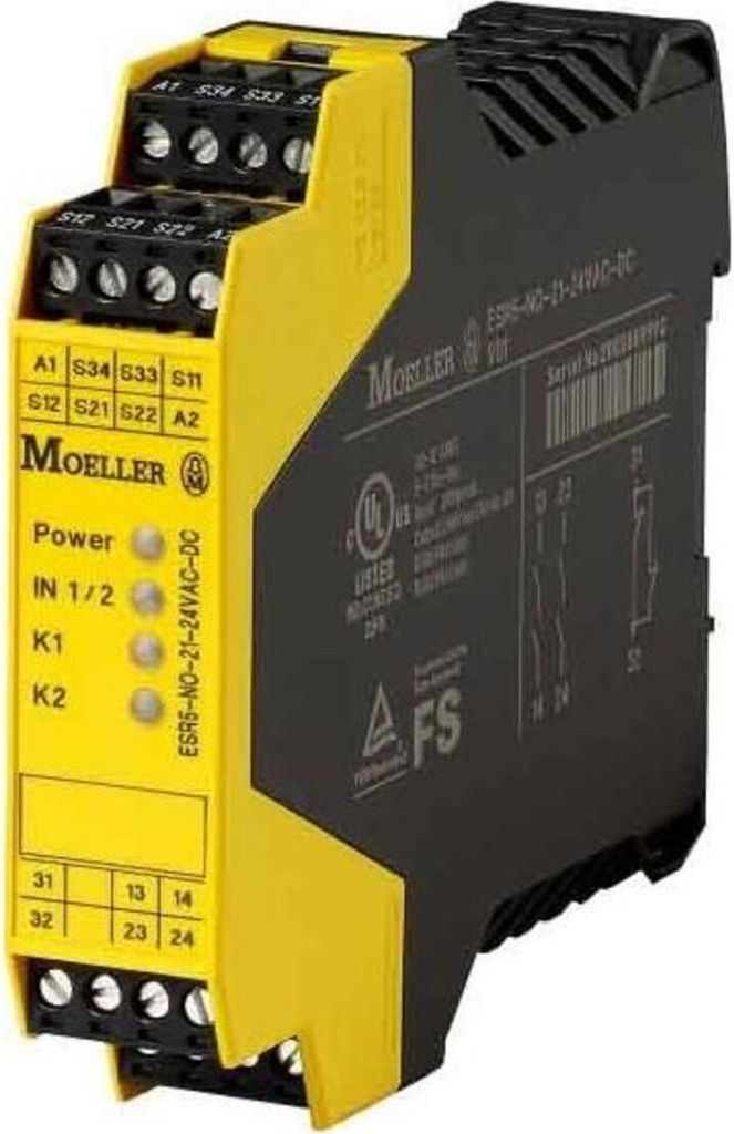 EATON NOT-AUS Schaltgerät 24V/AC 24V/DC Grundgerät