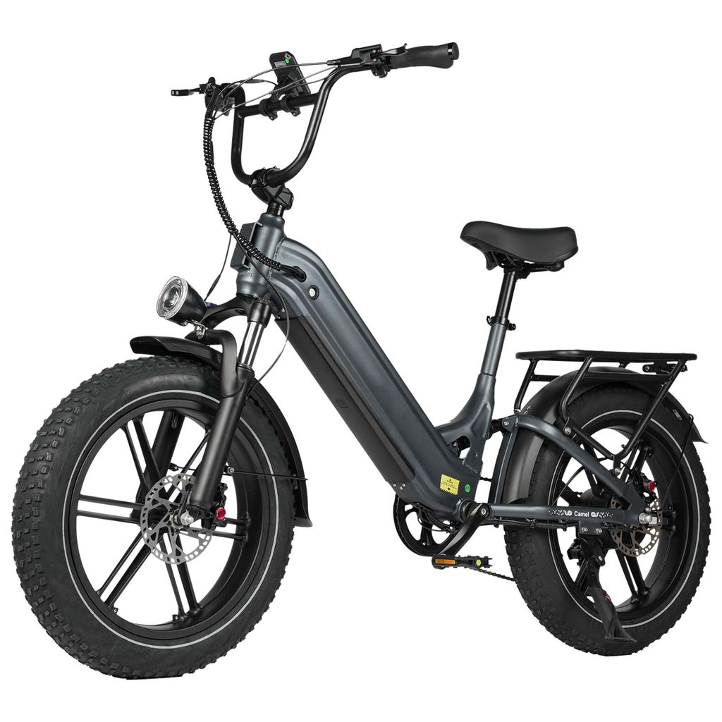 E-Bike Cityrad Camel E-Fahrrad Damen u. Herren 864WH Pedelec, 48V 18AH 120km Kettenschaltung, Heckmotor, 864Wh, Beleuchtungsset mit Batterieladegerät