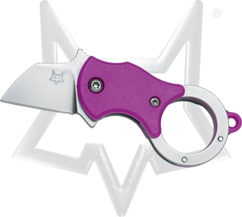 Couteau de poche FOX Plis Mini Nylon Viola HDL-1.4116 Inox Sablé