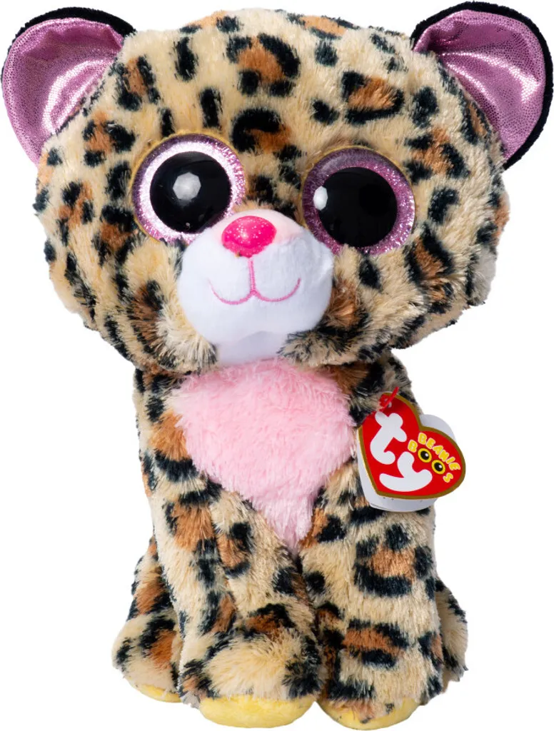 Peluche Léopard Ty Beanie Boos Livvie - Doudou Doux pour Collection