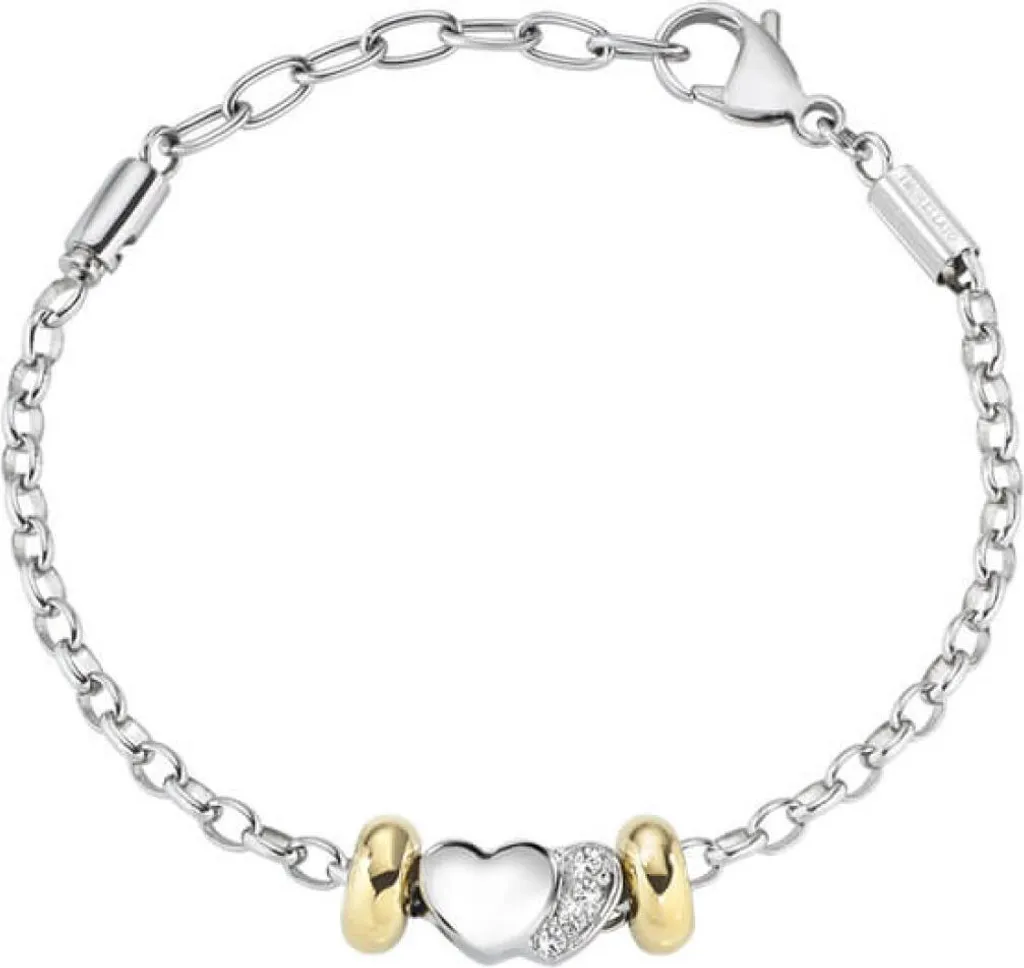 Bracelet Jonc Morellato Femme SCZ714 en Acier Rose avec Breloques Chic