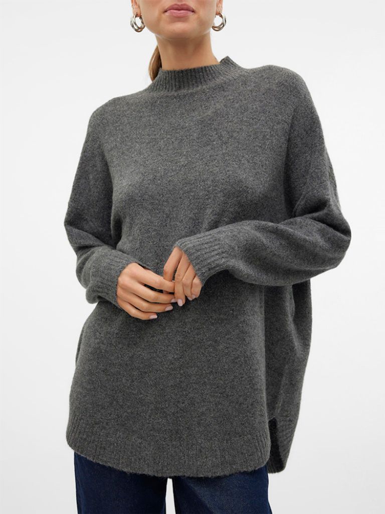 Vero Moda Plaza Rollkragenpullover Grau XS Frau Grau XS