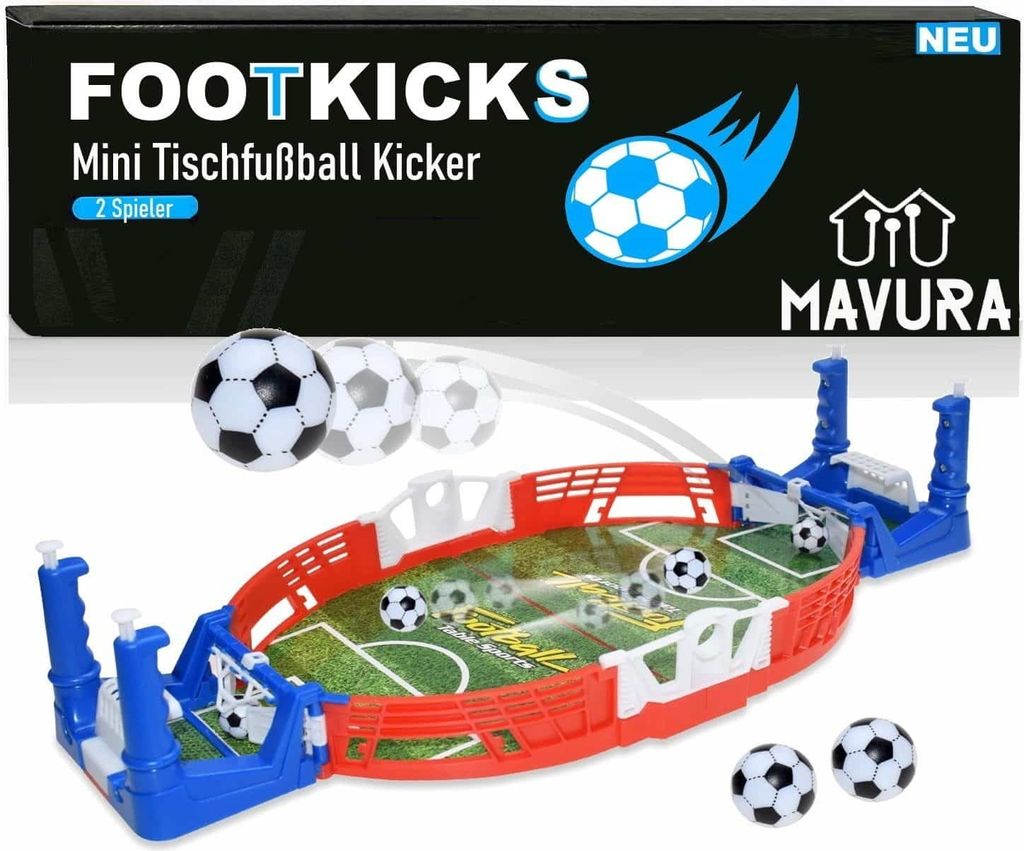 FOOTKICKS mini fotbalový stůl fotbalový stůl pinballový Obrázek produktu 8
