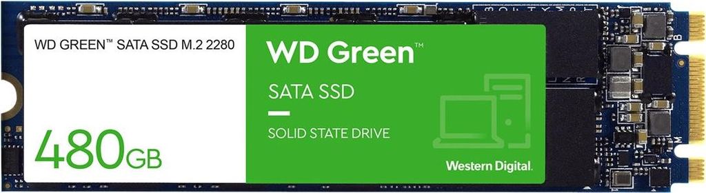 Western Digital GREEN SATA III SSD, M.2, 545 MB/s. (Dit is Productafbeelding 