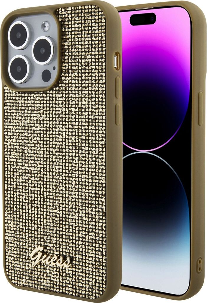 Puzdro Guess Disco Metal Script Pre Iphone 15 Pro Max - Obrázok produktu 