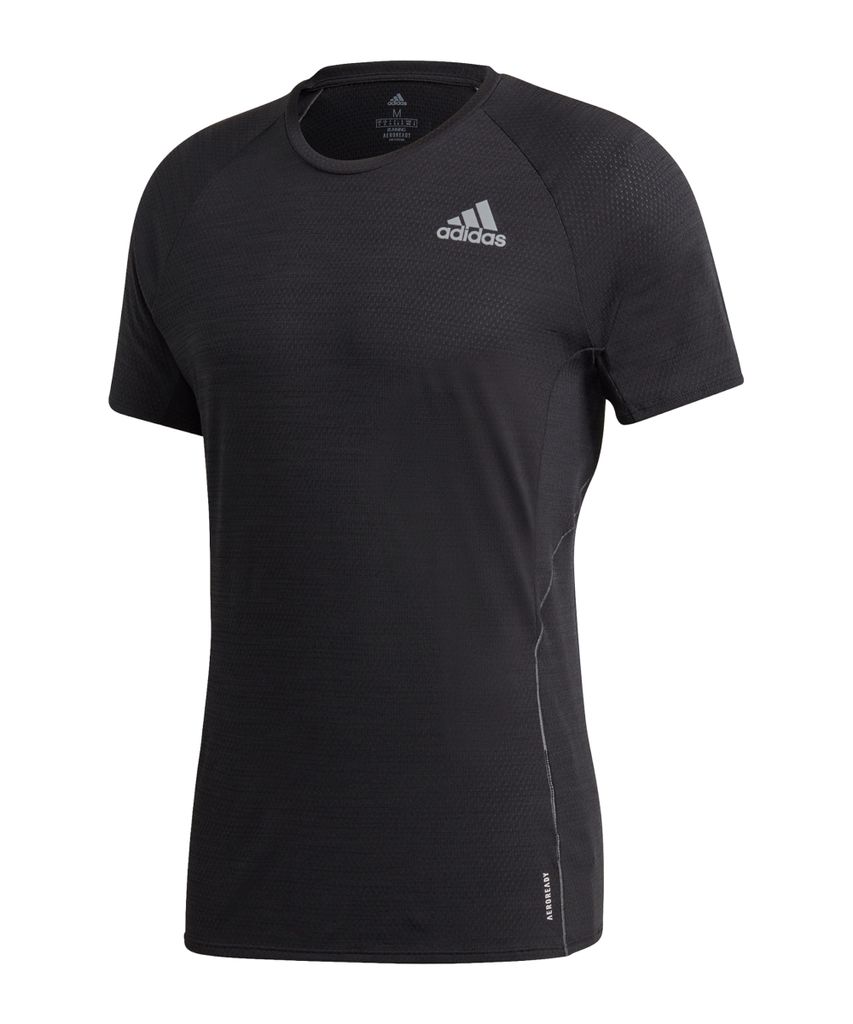 Herren T-Shirt adidas ADI RUNNER TEE S Schwarz