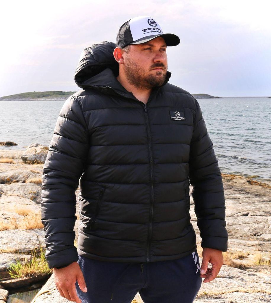 Sportex Hooded Jacket Herren (Black) Größe 2XL