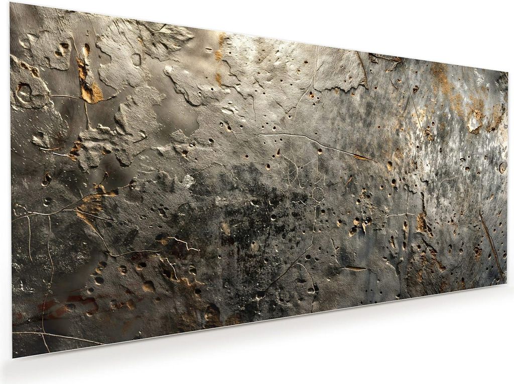 Glasbild 100x50cm in XXL für Wohnzimmer, Schlafzimmer Motiv Abstrakte Oberfläche