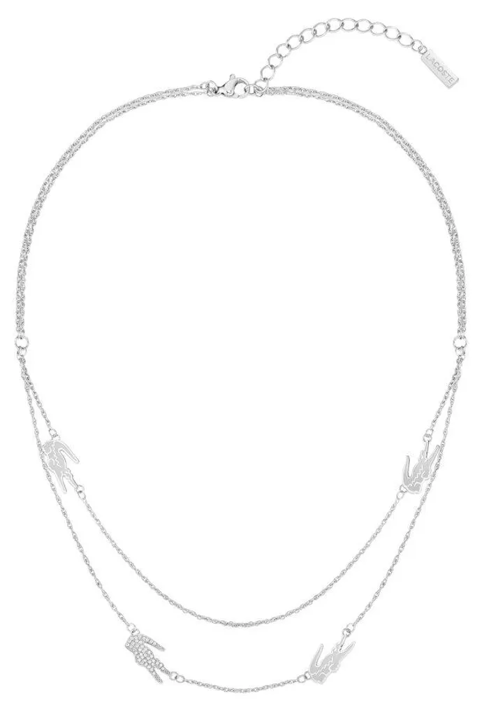 Collier acier femme crocodile 2040469 : un bijou qui ne noircit jamais