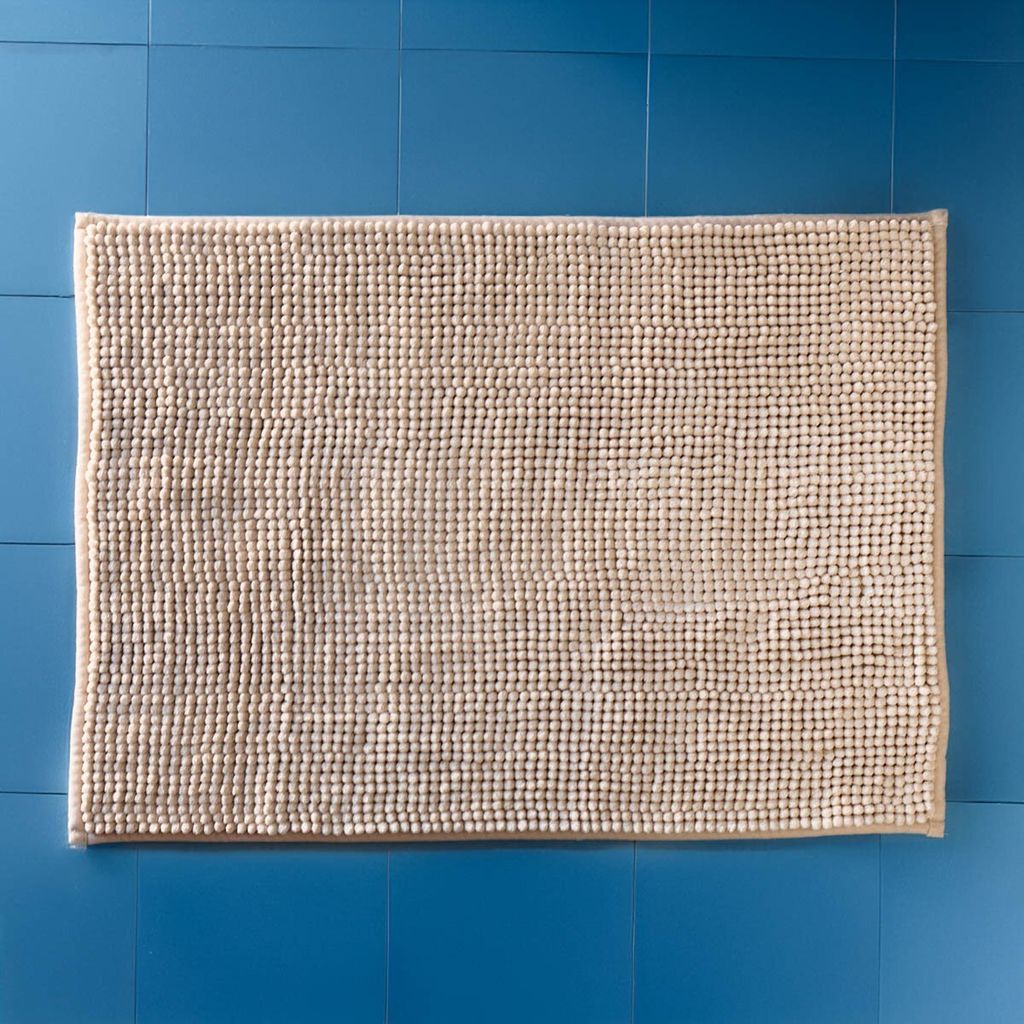 HOMLA Dywanik łazienkowy JON beżowy antypoślizgowy 50x70 cm Zdjęcie produktu 