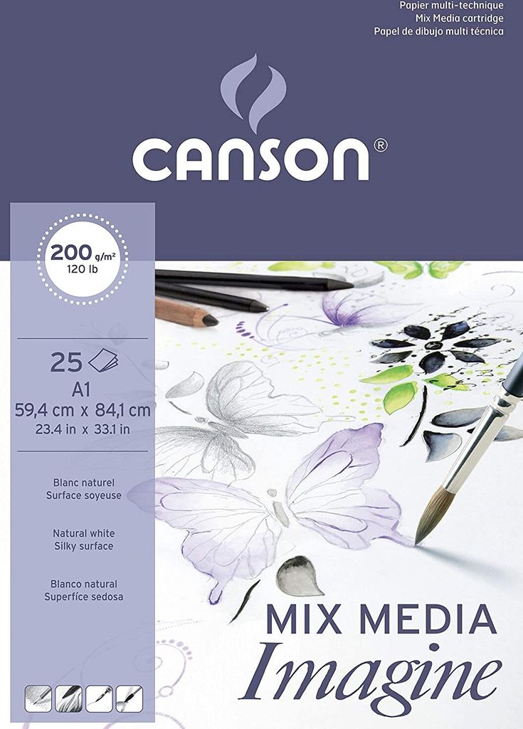 CANSON 200005969 Blocco per schizzi Imagine DIN A1 200 g/m² Immagine del prodotto 