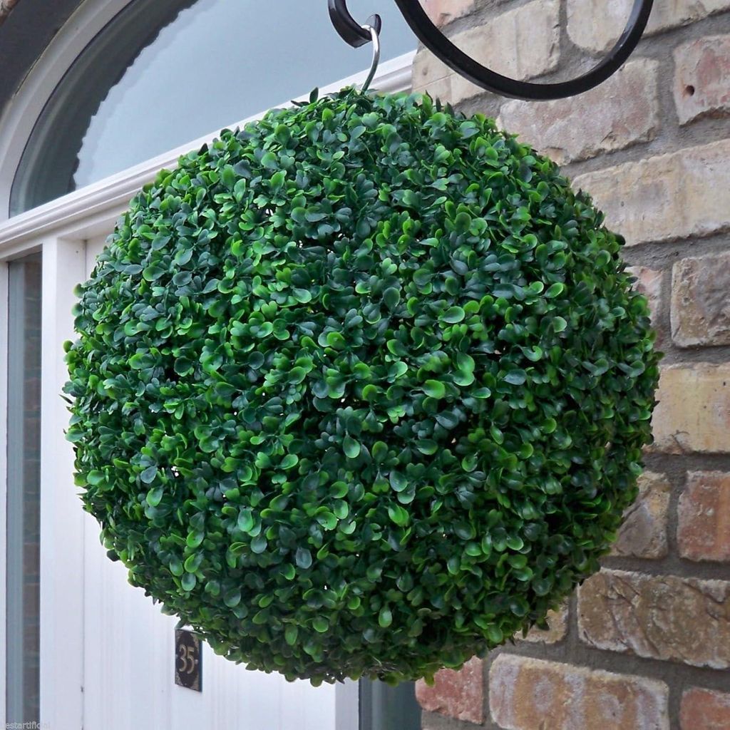 38cm künstliche Buxus Topiary Grasbälle - Set von 2