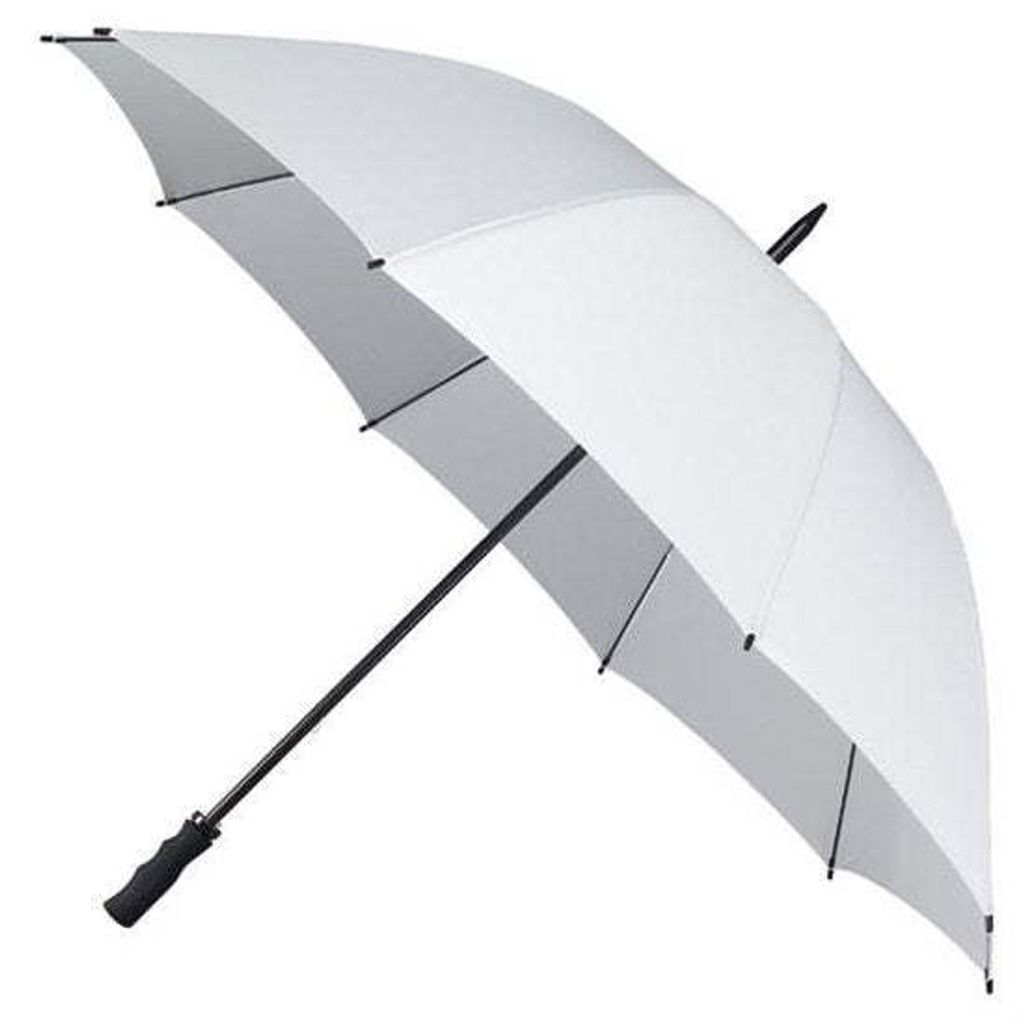 IMPLIVA GP-52, Regenschirm, Rund, Weiß, Fiberglas, Polyester, ABS