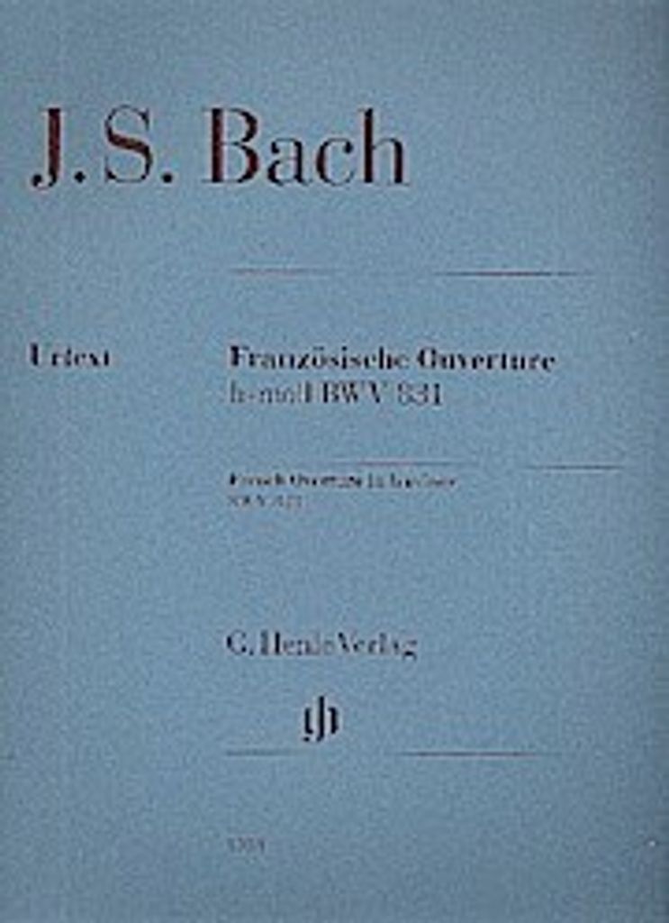 Französische Ouvertüre h-moll BWV 831, Klavier zu zwei Händen