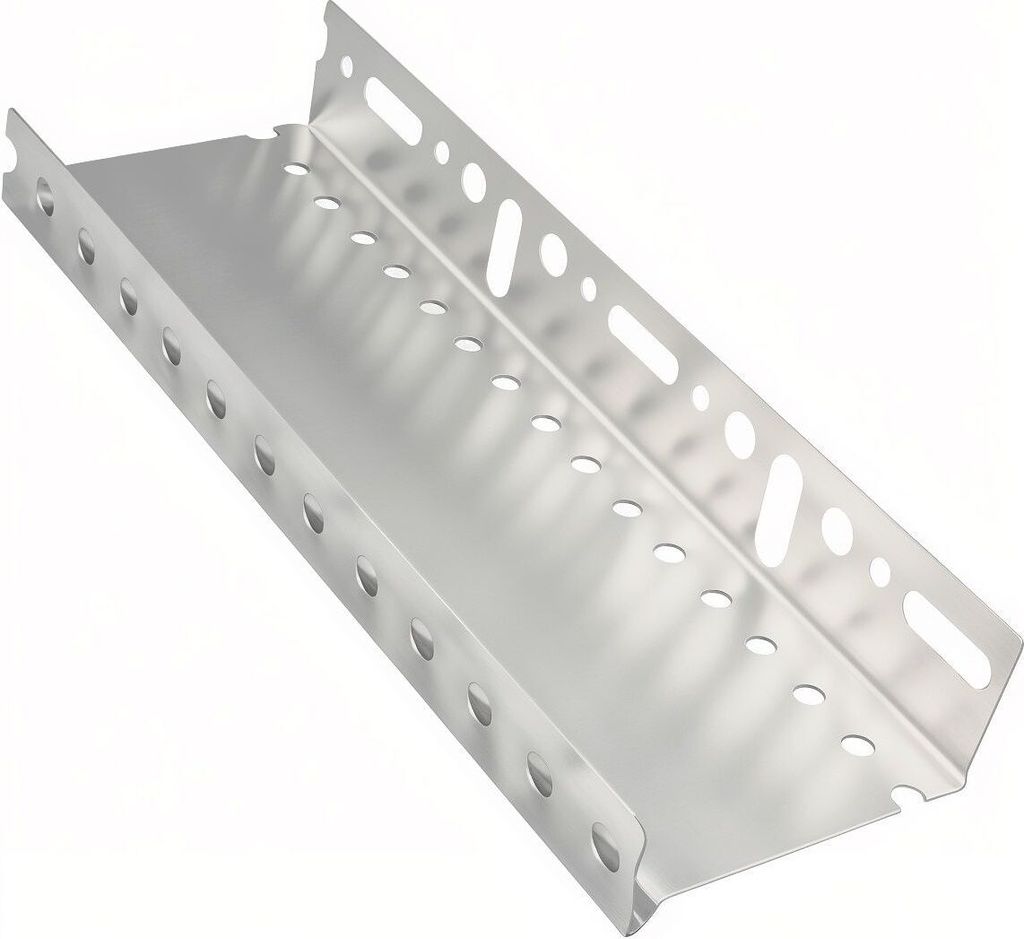 Alu Sockelschiene/Sockelprofil 120mm x 2m, Fassadensockelprofil