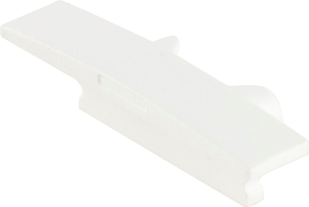Bilton LED Profil Endkappe BLine-S IN passend zu Led Eckprofil RAL 9003, Kunststoff weiß - 10 Stück