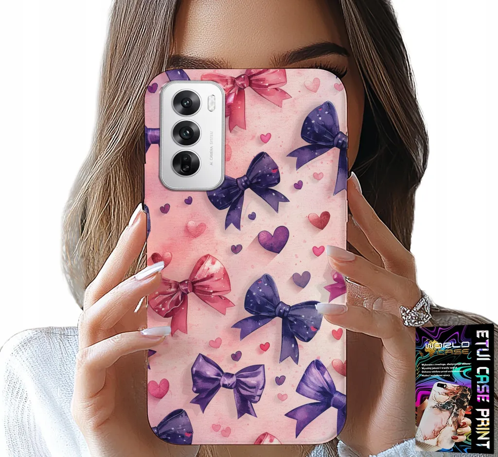 Custodia Premium Oppo Reno12 Pro 5G - Design Nastro Minimal e Lamina