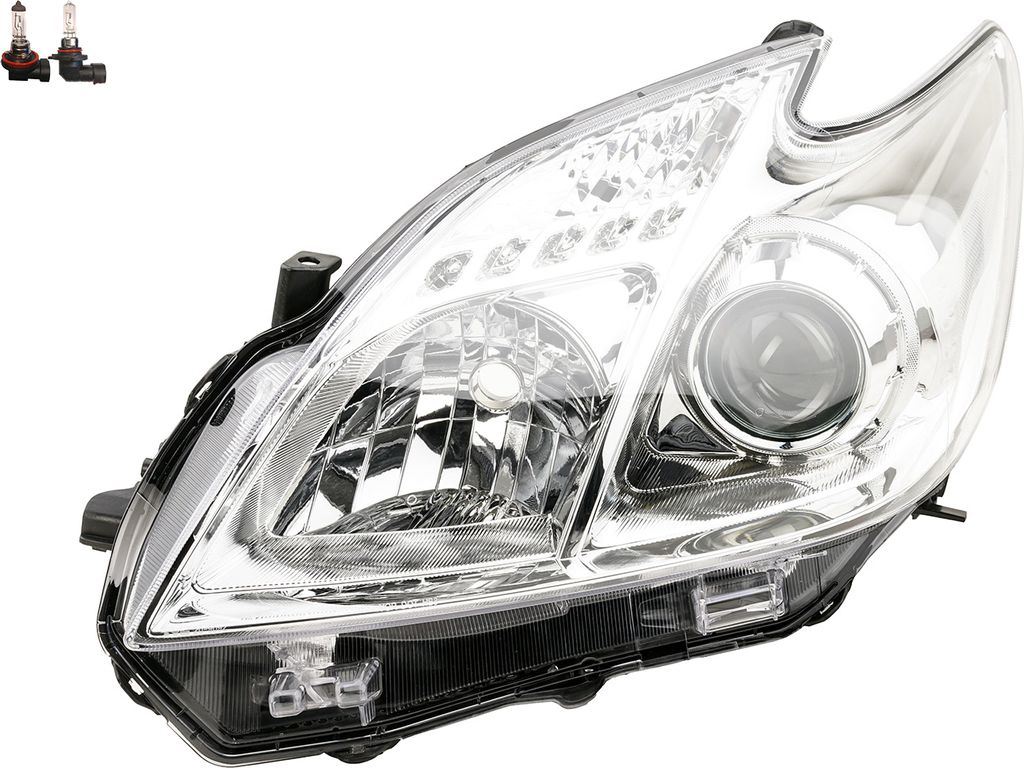 Johns, Scheinwerfer passend für Toyota Prius 05/12- Neuw links + Leuchtmittel 8117047090 8117047510