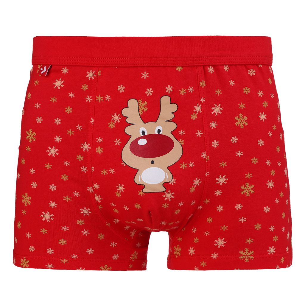 Happy Shorts Herren Retro Boxershorts – Weihnachtsmuster & Coole Designs, Bequeme Baumwoll-Unterwäsche