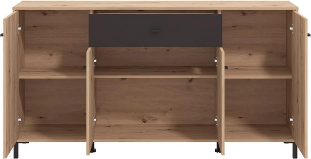 Buffet de Rangement 170x40x90 cm Chêne pour Organiser votre Séjour
