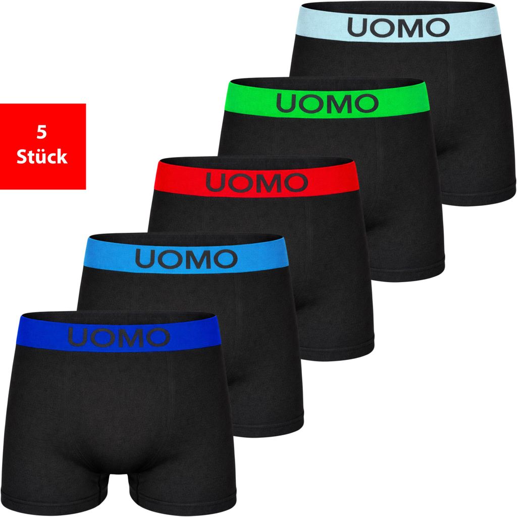 Retro Boxer Boxershorts Herren Mikrofaser 5er & 10er Pack Produktbild 