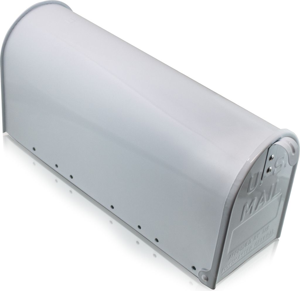US Mailbox Weiß glatt Fahne Weiß MS-19211 Produktbild 6