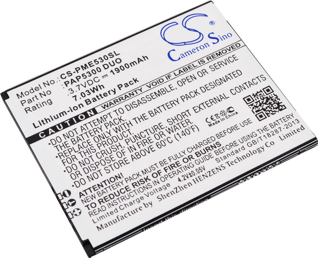Baterie pro Prestigio PSP 7511 DUO (ekv. PSP7511), 2000mAh Obrázek produktu 