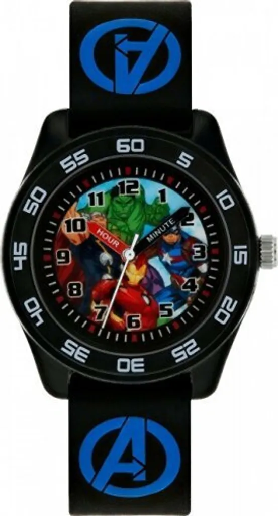 Montre Avengers AVG9007 Time Teacher pour Enfant - Cadran Pédagogique