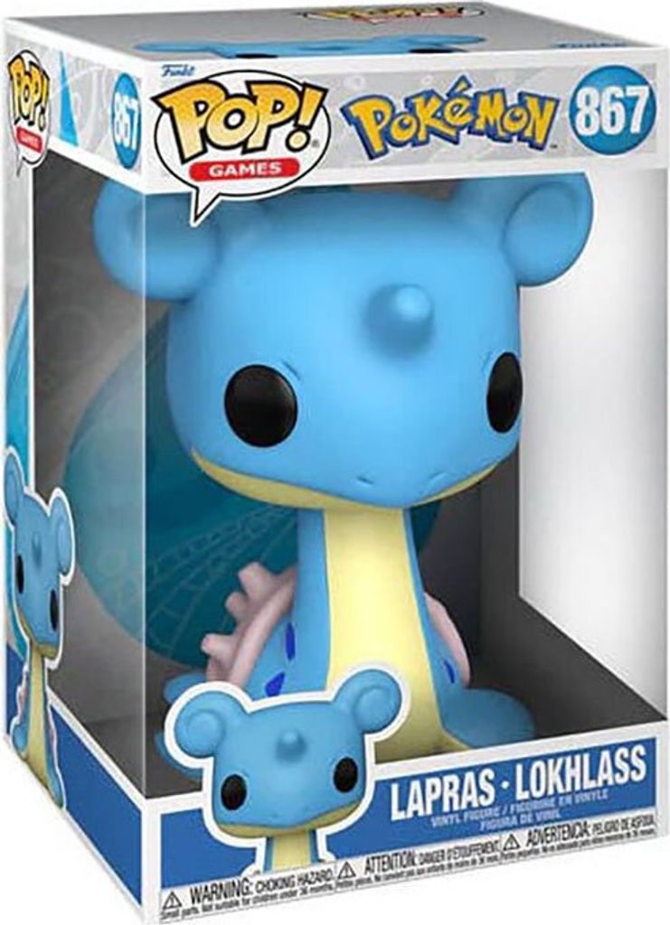 FUNKO POP! - Giochi - Pokemon Lapras Lokhlass #867 25 cm Immagine del prodotto 