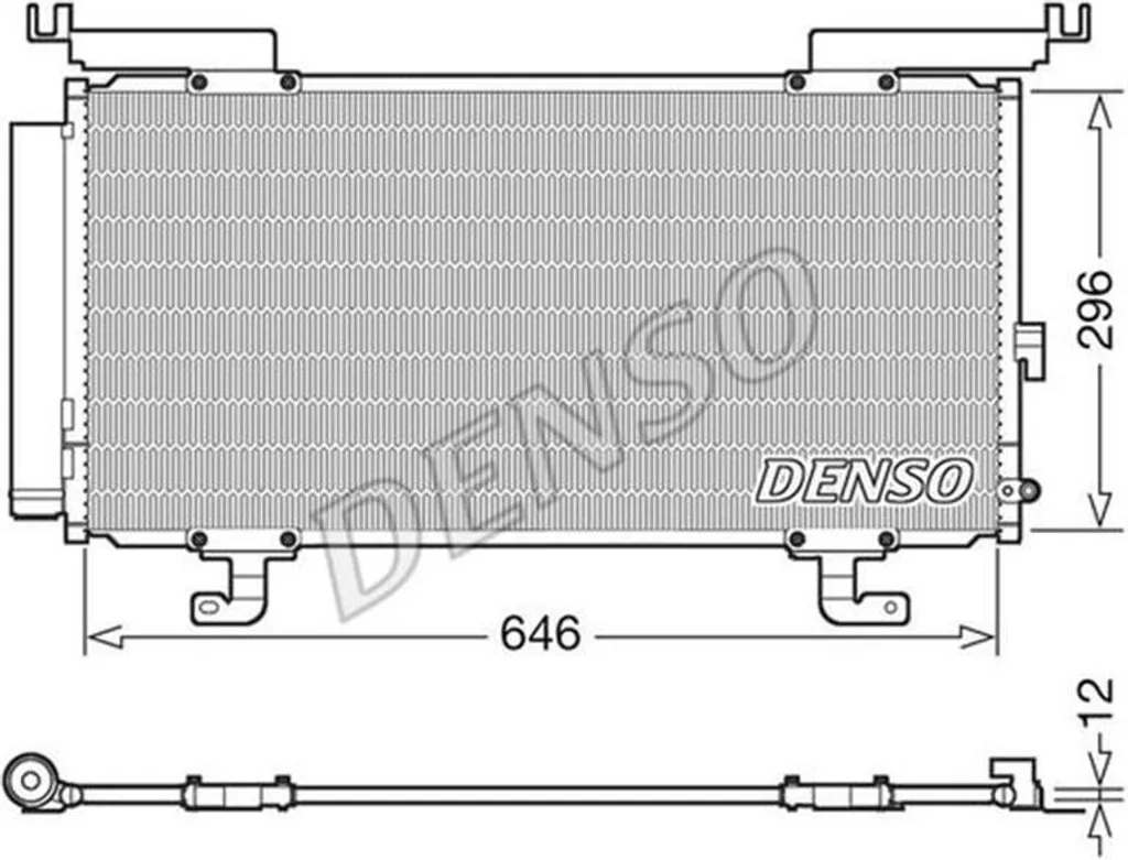 Condenseur climatisation DENSO DCN36004 pour un air frais en voiture