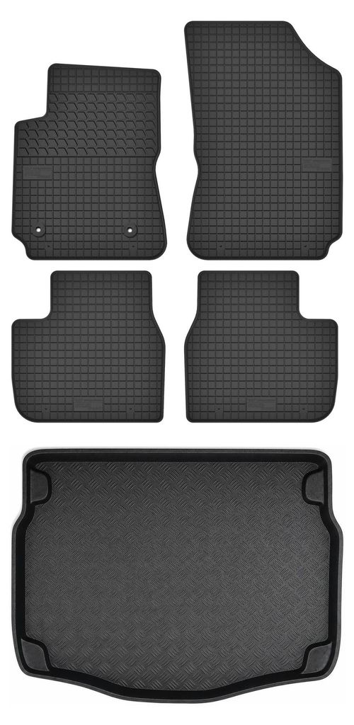 Tappetini gomma SolidTread + bagagliaio per Citroen C4 Immagine del prodotto 