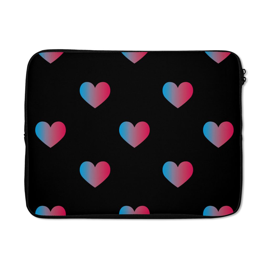 MuchoWow® Laptop Hülle 17 Zoll Laptoptasche Liebe - Rosa - Produktbild 