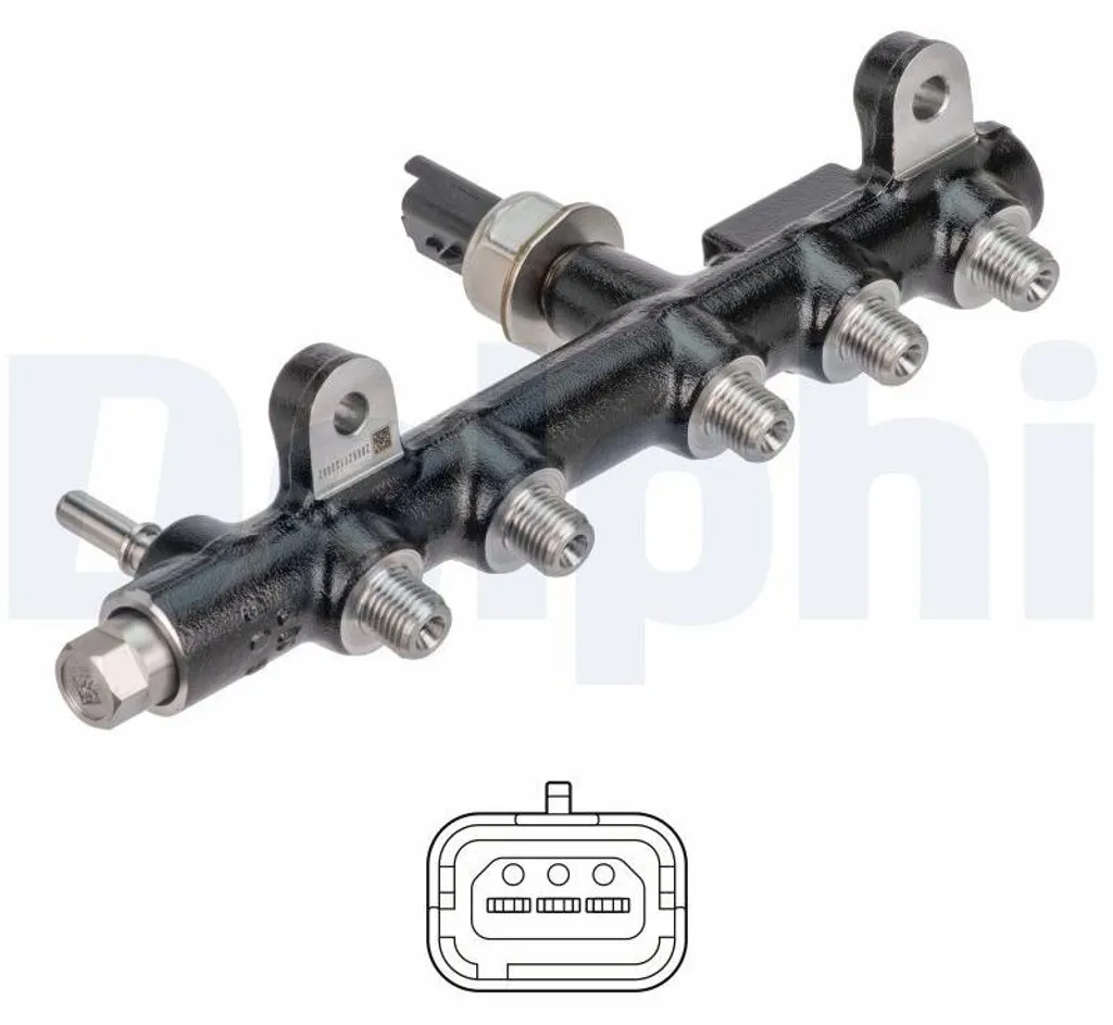 Réparer fuite essence Citroën C4 2.0 avec cette rampe d'injection 2013