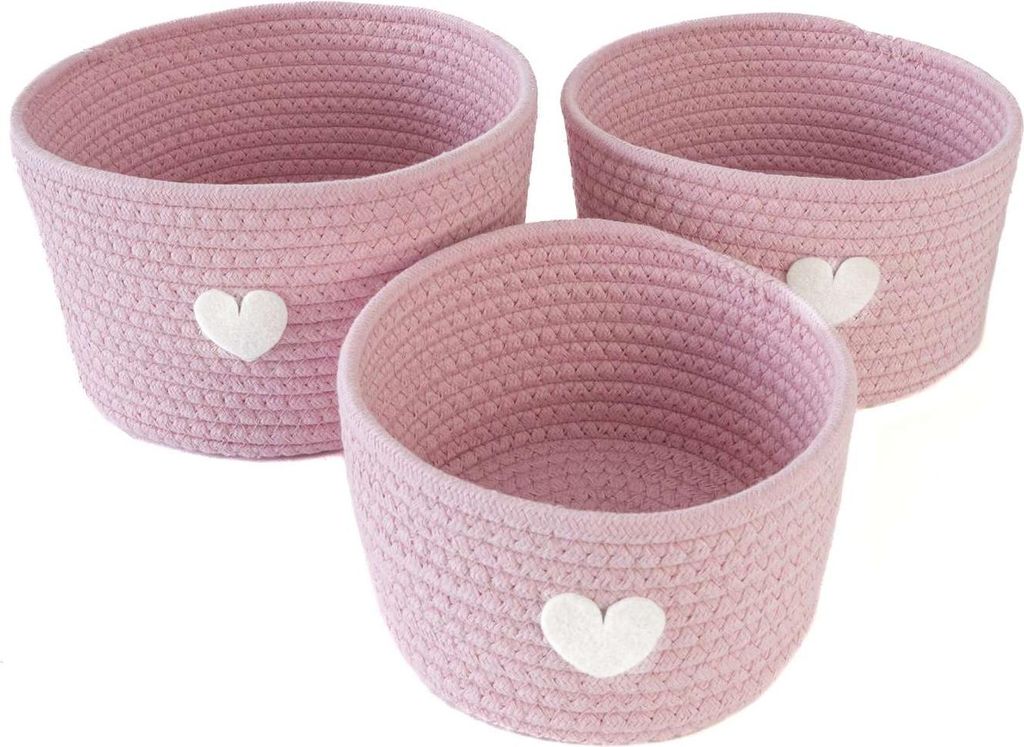 Intirilife 3-teiliges Aufbewahrungskorb Set Organizer in Produktbild 
