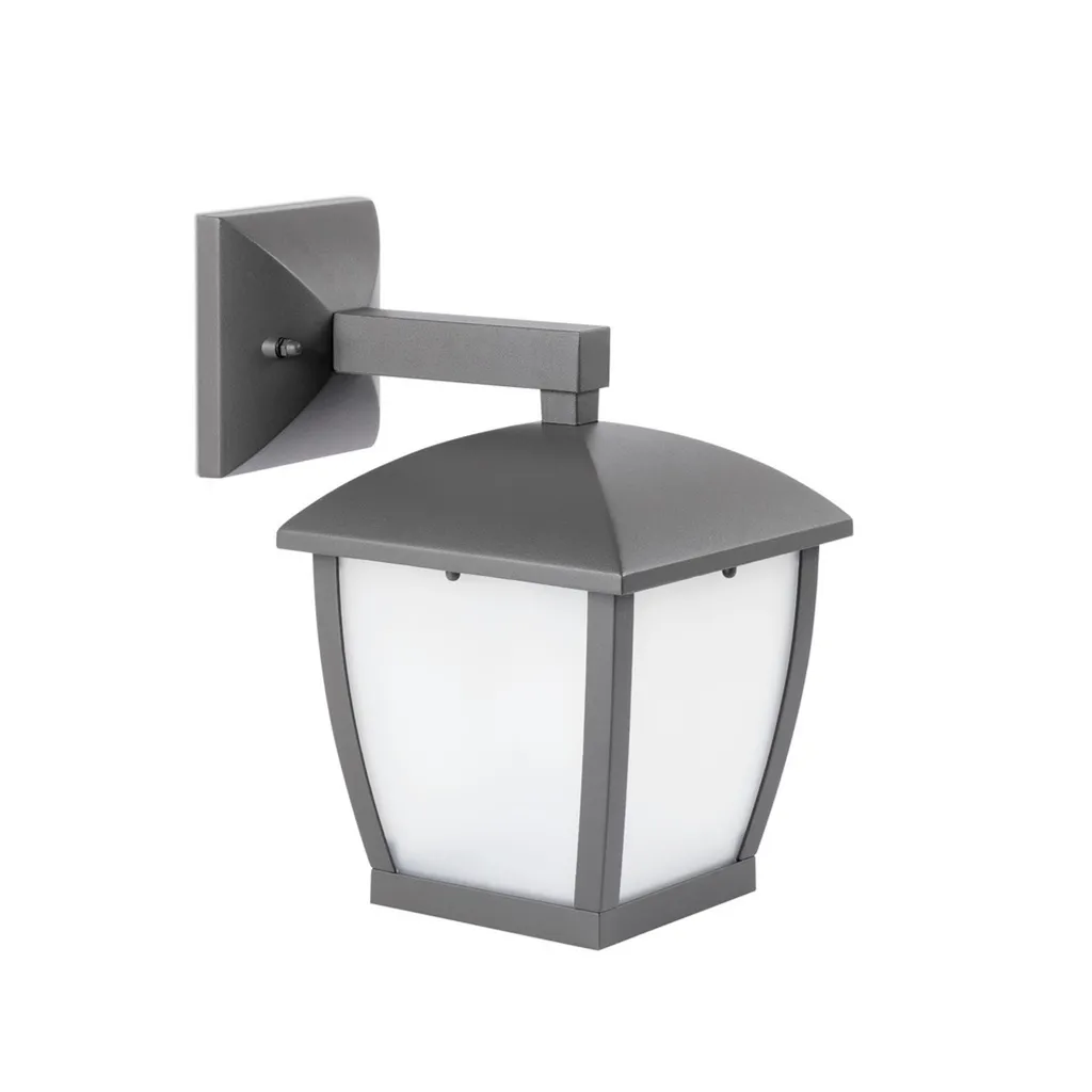 Applique de jardin MINI WILMA IP44 gris foncé en aluminium résistant