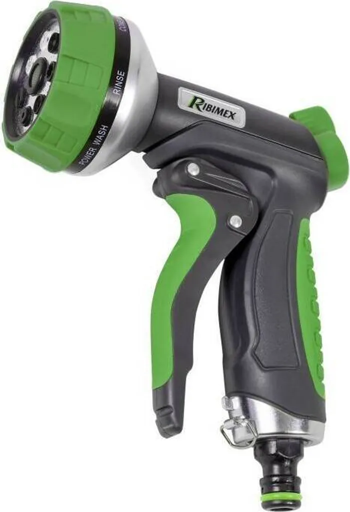 RIBIMEX Pistolet d'arrosage 7 jets avec contrôle du débit d'eau précis