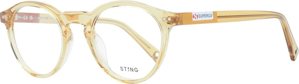 Sting SST437 U84X Occhiali da Vista Pantos Senape con Lenti Solari