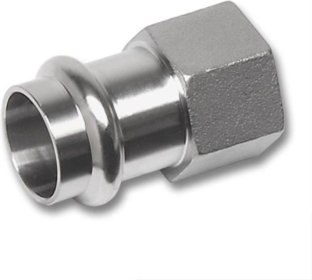 SANHA NiroTherm, Typ 91270G Übergangsmuffe 22mm x 1/2" IG