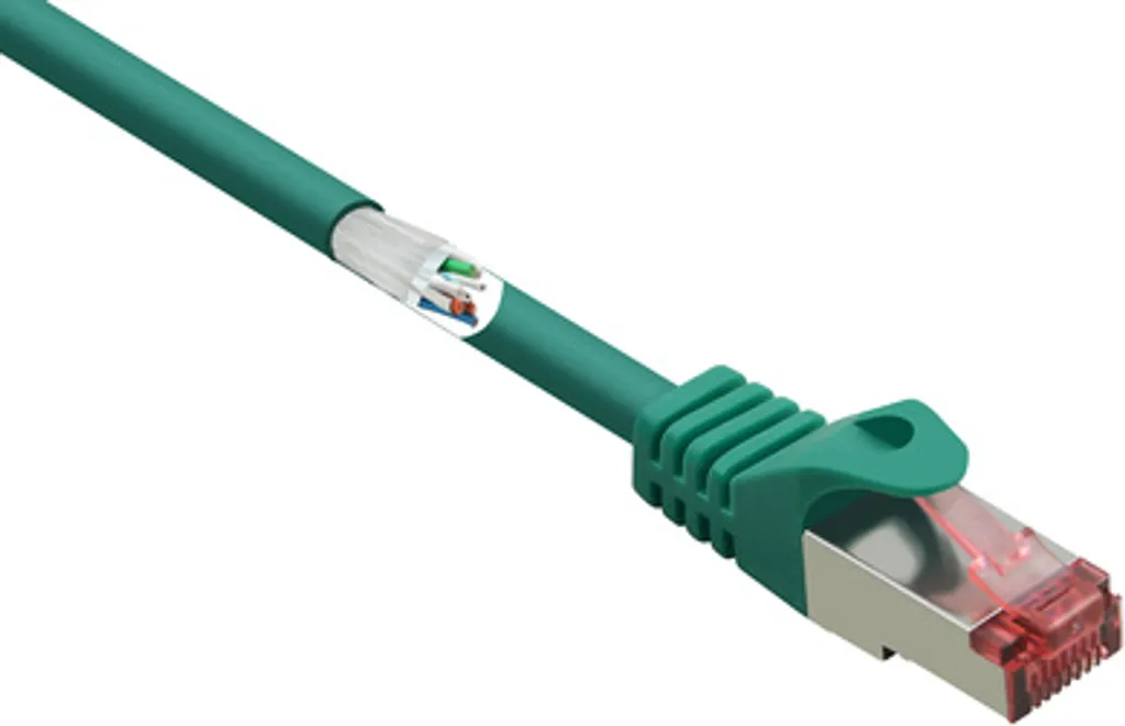 Cavo di Rete Renkforce 3m CAT 6 S/FTP - Verde Professionale