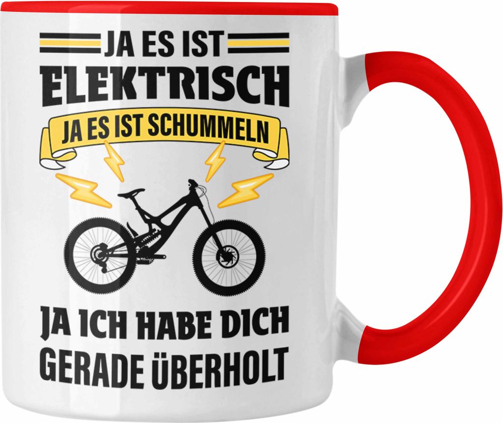 Trendation - Elektrofahrrad E-Bike Tasse mit Spruch Produktbild 