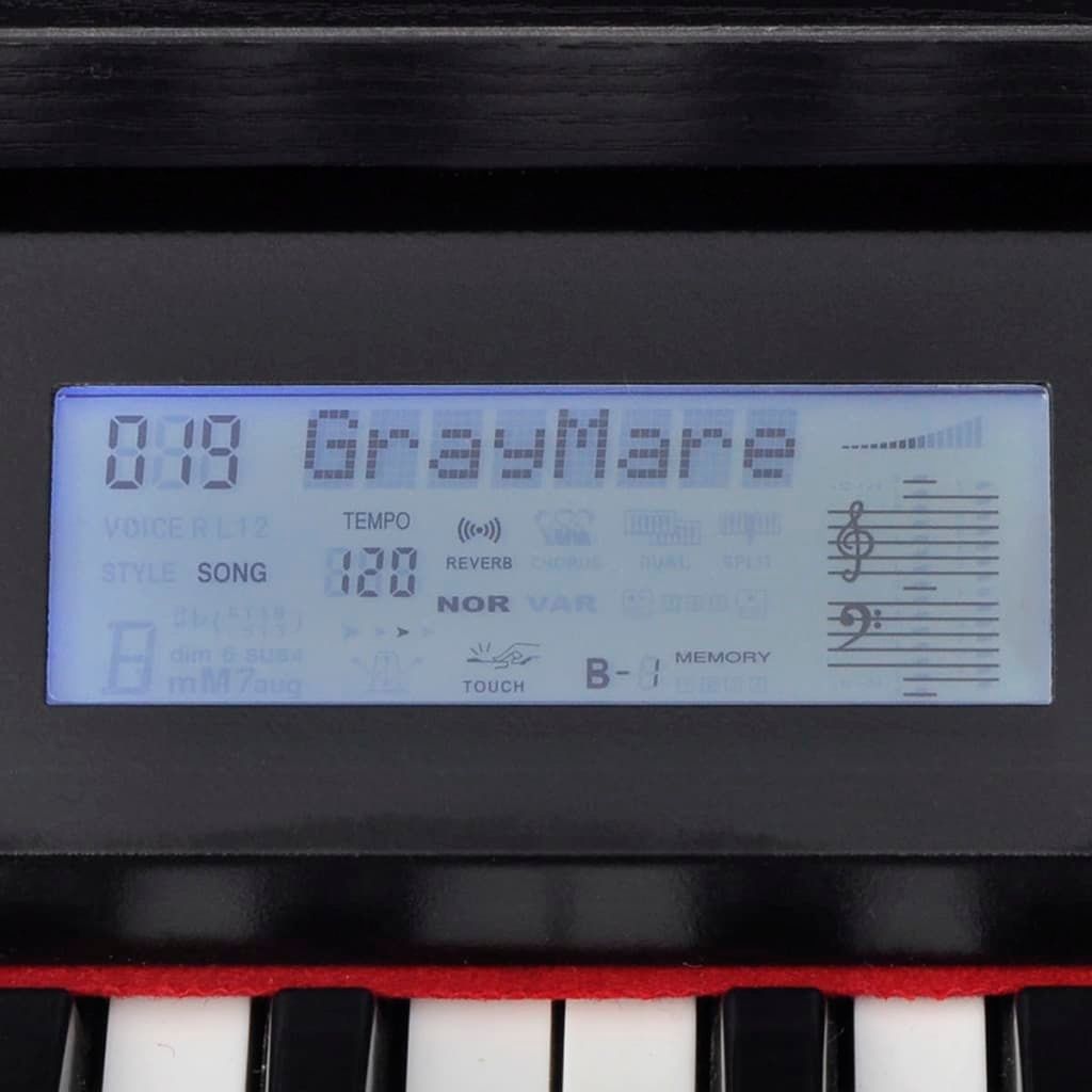 vidaXL Digitální piano s 88 klávesami a pedály Černá Obrázek produktu 5