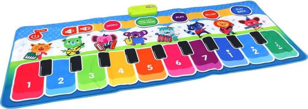Tapis musical Pianinko éducatif avec mini piano et sons d'animaux