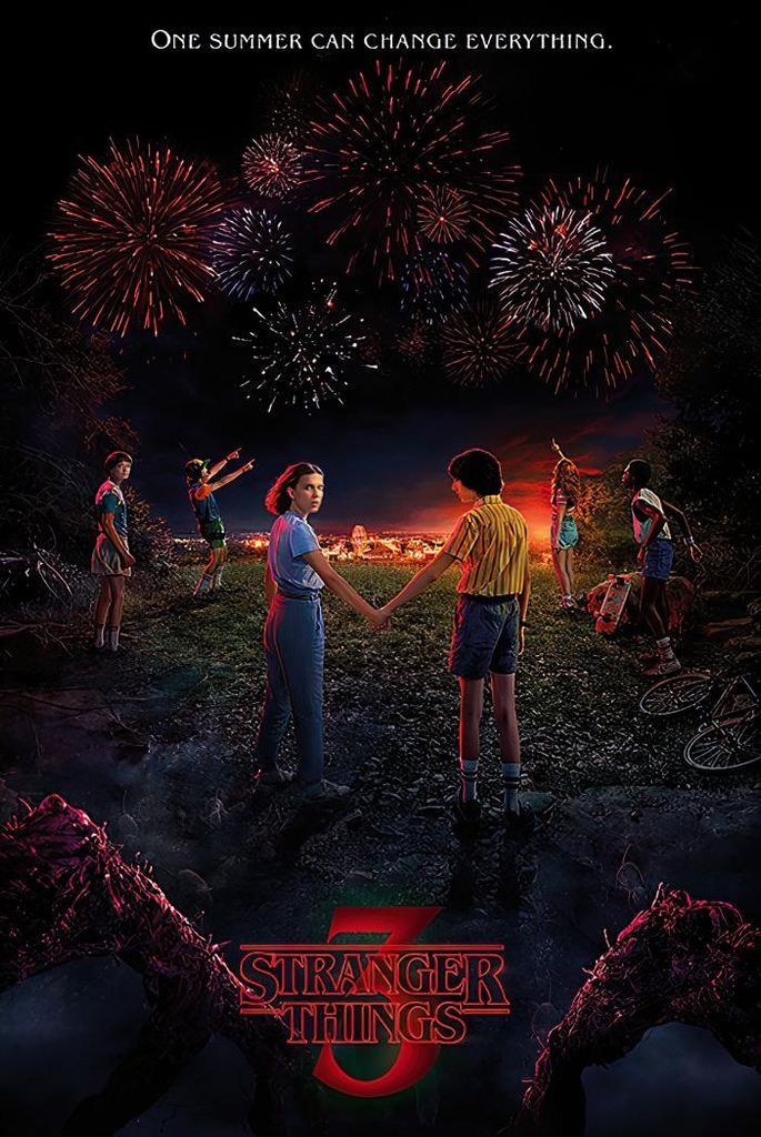 Poster Stranger Things Stagione 3 91,5 x 61 cm Immagine del prodotto 
